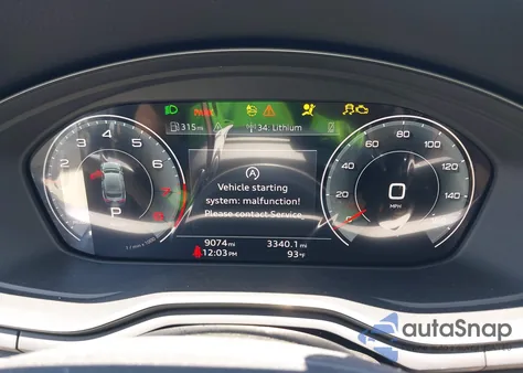 2024 Audi A5 Premium Plus 45 z USA, uszkodzony, nr VIN WAUFADF55RA055520